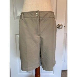 Liz Golf Audra Shorts Womens Size 6 Pockets Bermuda Tan